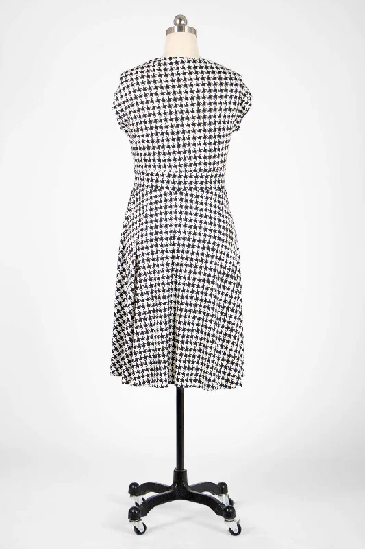 Jackie Dress - Houndstooth