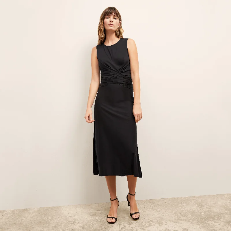 Monte Dress - Organic Jersey Pima Cotton :: Black