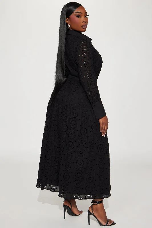 Pilar Maxi Dress - Black