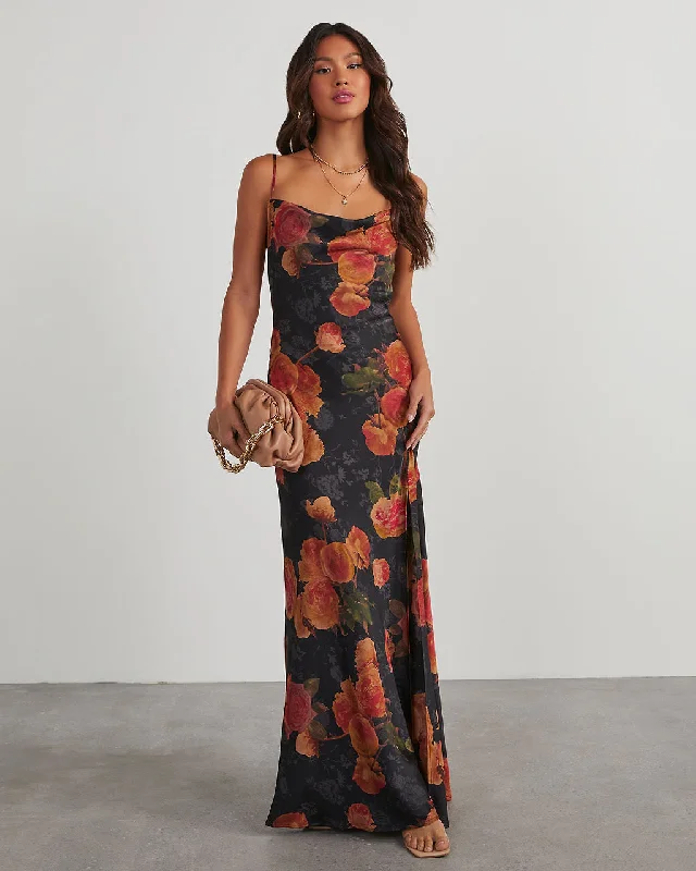 Tracey Floral Slip Maxi Dress