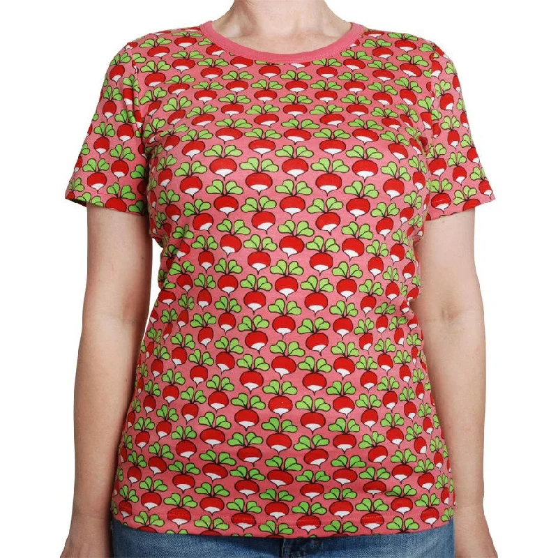 Adult's Radish - Strawberry Pink Short Sleeve Shirt