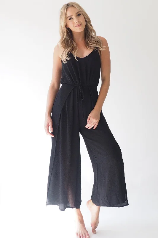 Palazzo Jumpsuit - Black