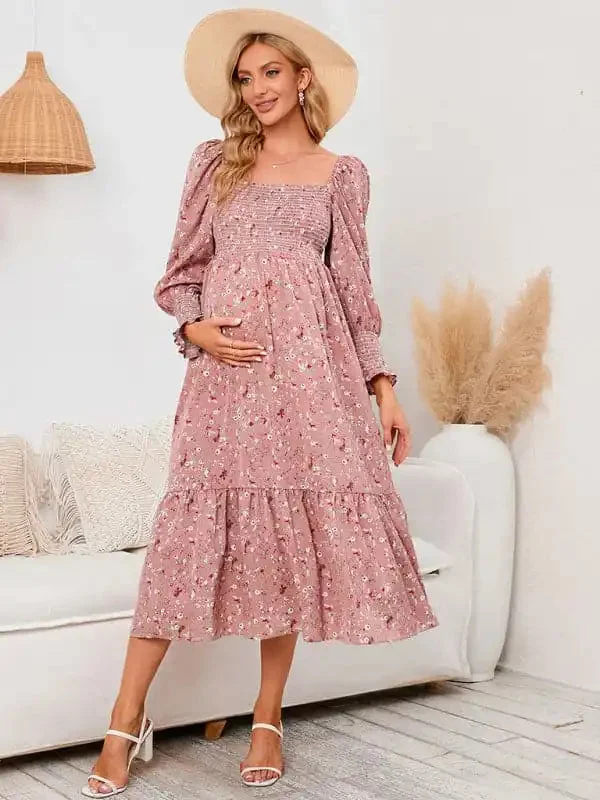 Women’s chiffon dress small floral dresses