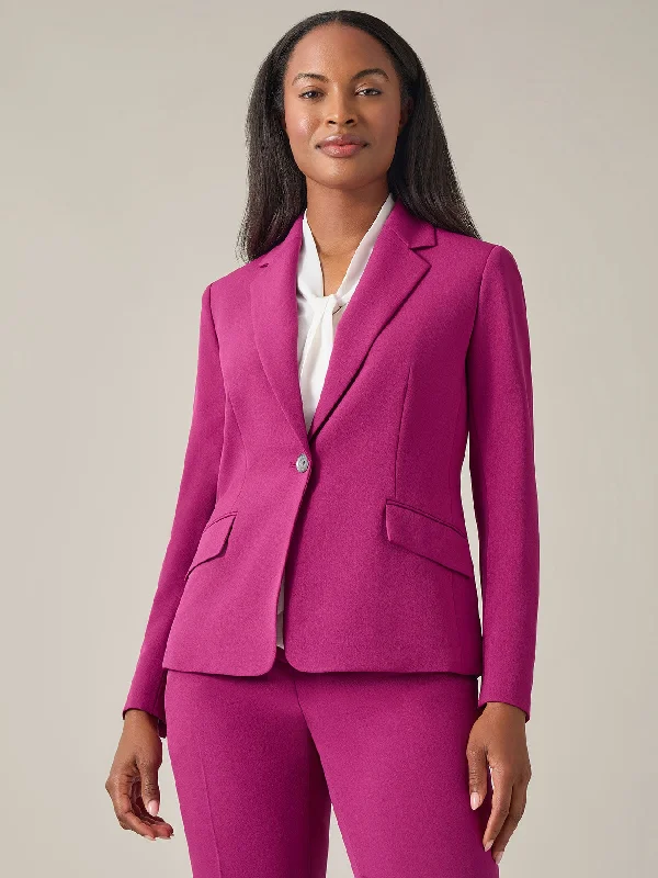 Ava Jacket, Iconic Stretch Crepe