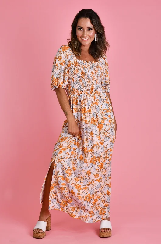 VGLD410 - MAHENO MAXI DRESS - SUNSET BOULEVARD