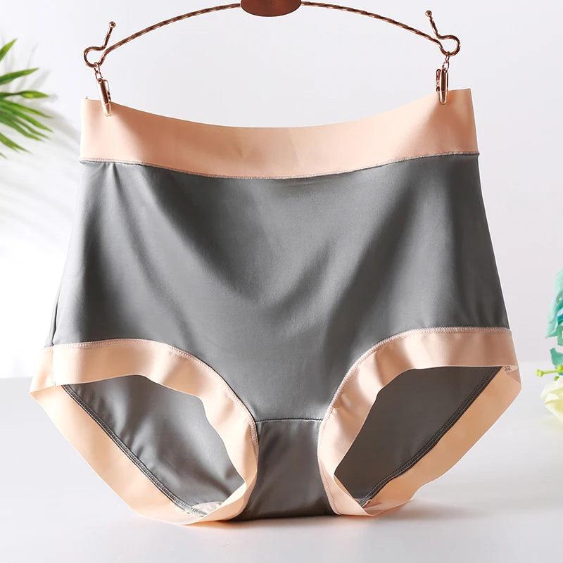 High Waist Silver Satin Panties Stylish unclassified dresses