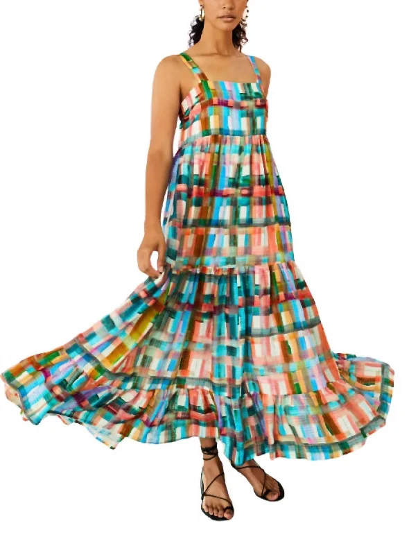 Petra Dress In Madras Smocked unclassified dresses